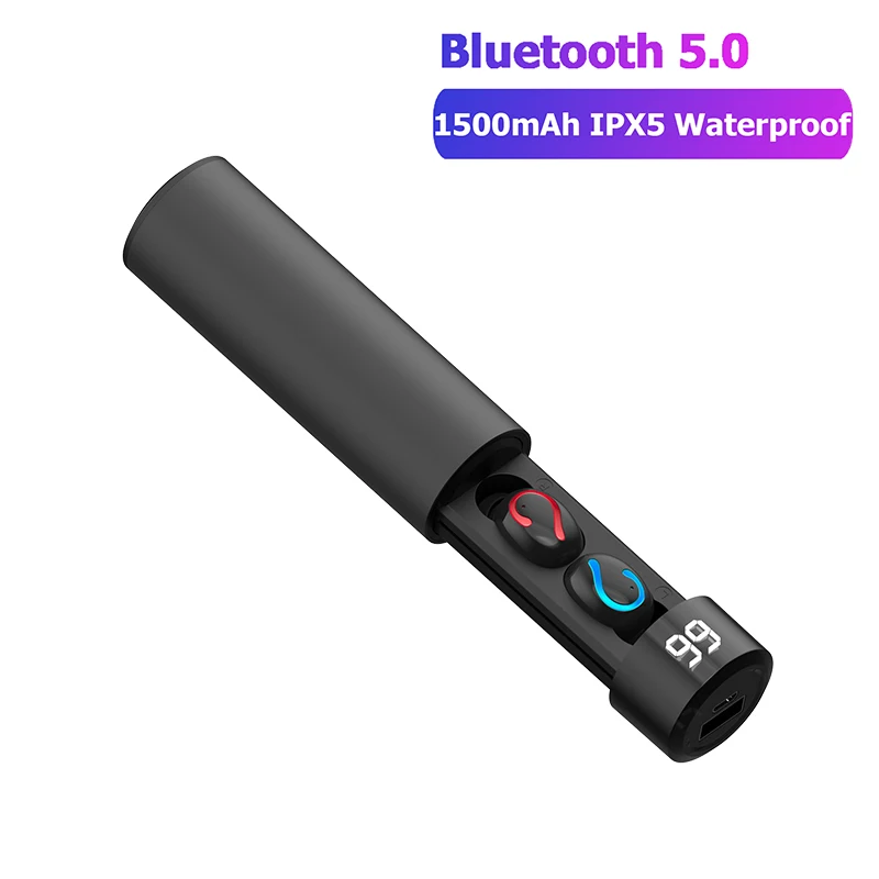 Q67 TWS беспроводные наушники 3D стерео мини Bluetooth наушники 5,0 с двойным микрофоном спортивные водонепроницаемые наушники Авто сопряжение гарнитура Q32 - Цвет: T5HE