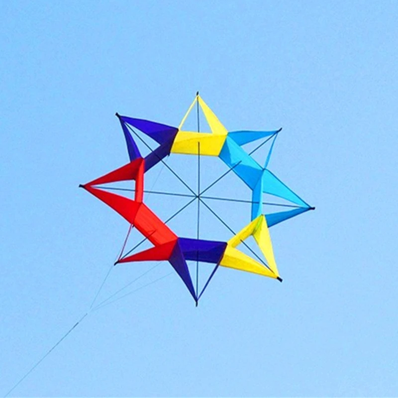 new 3d kite flying outdoor toys kites for kids string line nylon kites bar delta kite stunt windsock wei