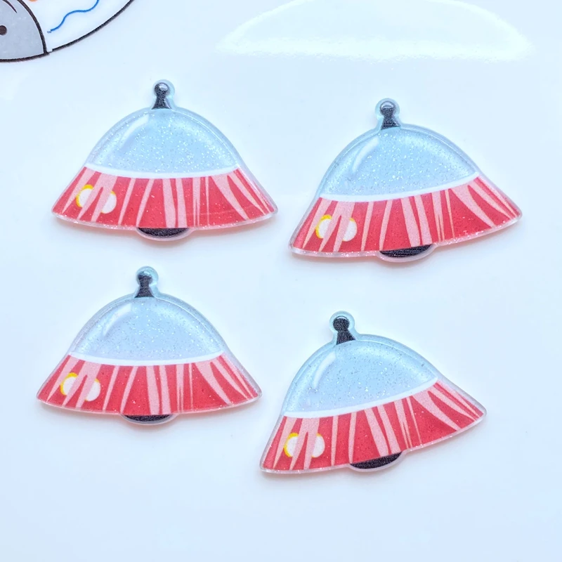 10/20pcs New Cute Acrylic Mini Beautiful Space Series Flat Back Cabochon Scrapbook Kawaii DIY Embellishments Accessories L21