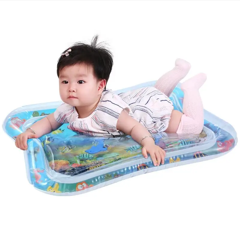 

Baby Kids Water Play Mat Toys Inflatable thicken PVC infant Tummy Time Playmat Toddler Activity Play Center water mat for babies