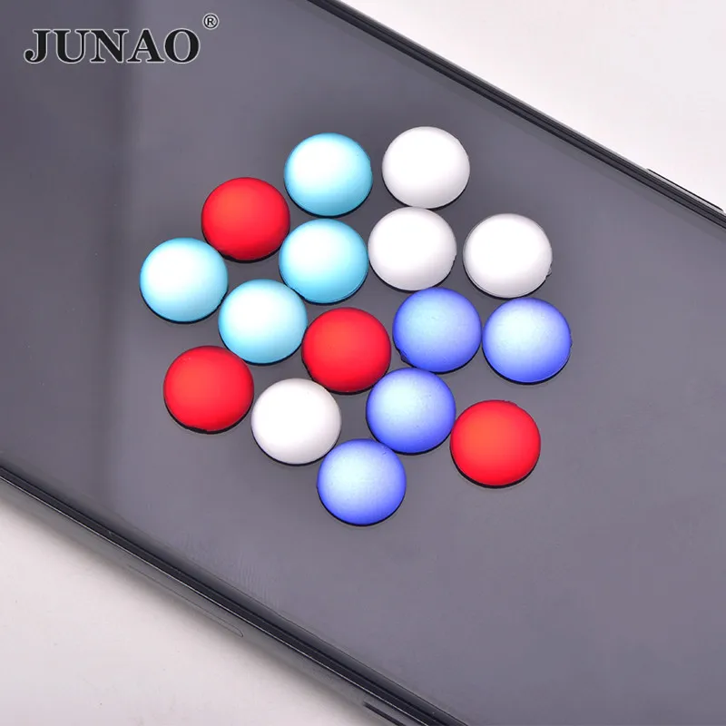 JUNAO 10mm Colorful Crystal Rhinestone Half Round Beads Flatback Acrylic Gems DIY Strass Stickers For Clothes Crafts | Дом и сад