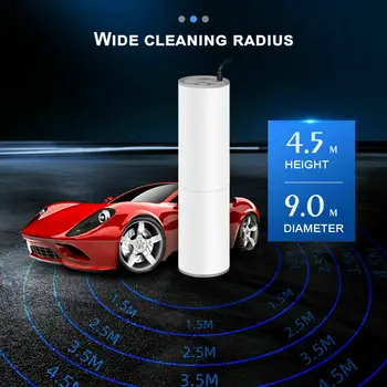 

7000PA Car Vacuum Cleaner 120W Portable Mini White ABS Dry wet amphibious