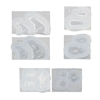 

Cute Mini Size 3D Pet Pig Goldfish Silicone Mold Epoxy Resin Molds Jewelry Tools