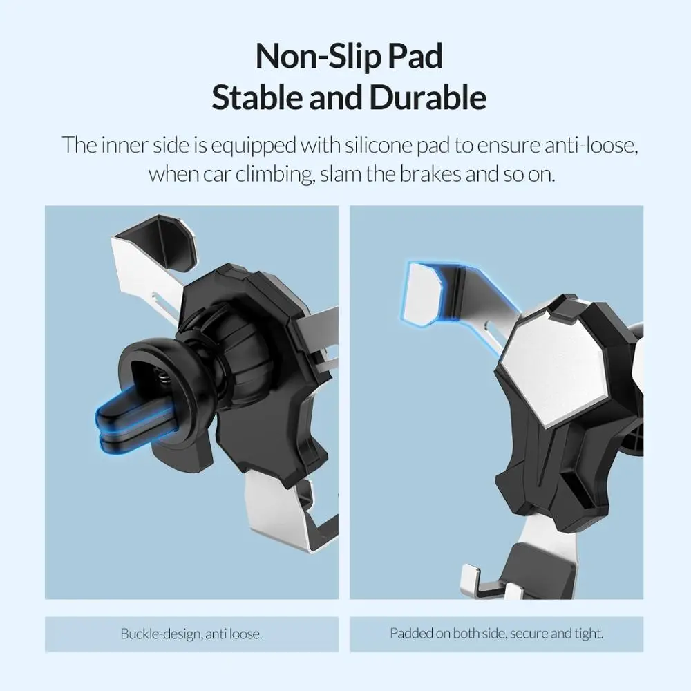  ORICO Schwerkraft Auto Handy Halter Für Smartphone Air Vent Halterung Clip Auto Telefon Ständer Sup