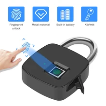 Безопасность без ключа отпечатков пальцев замок USB Перезаряжаемый дверной металлический водонепроницаемый умный замок Быстрый разблокировка интеллектуальный электронный