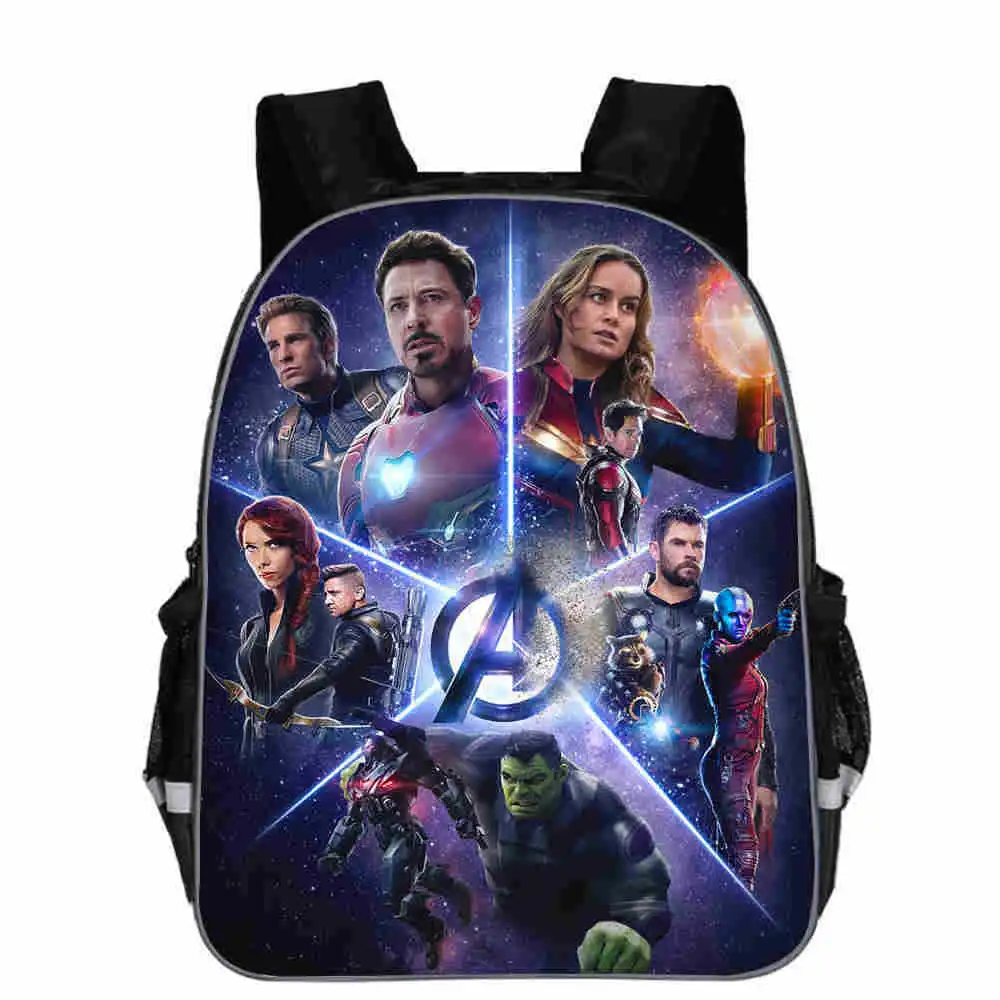 Avengers 19 16 дюймов Мстители школьная сумка рюкзак детский школьный мальчик девочка мультфильм сумка - Цвет: Avengers 19