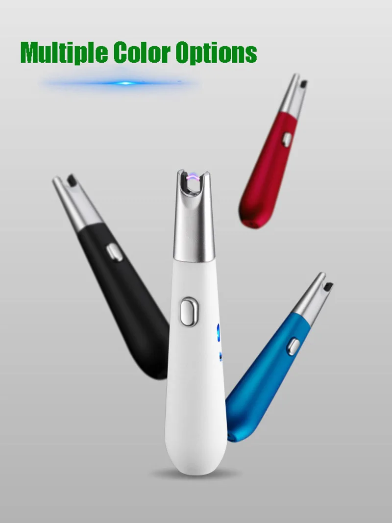 Импульсная Одиночная дуговая Зажигалка usb зарядка Зажигалка Мини компактная барбекю Кухня воспламенитель умная зарядка принадлежности для курения 10 шт./партия