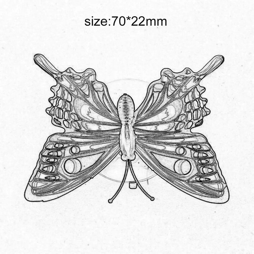 Светодиодный ночник с бабочкой, светодиодный ночник, лампа с красочным изменением для дома, вечерние, настольные, настенные