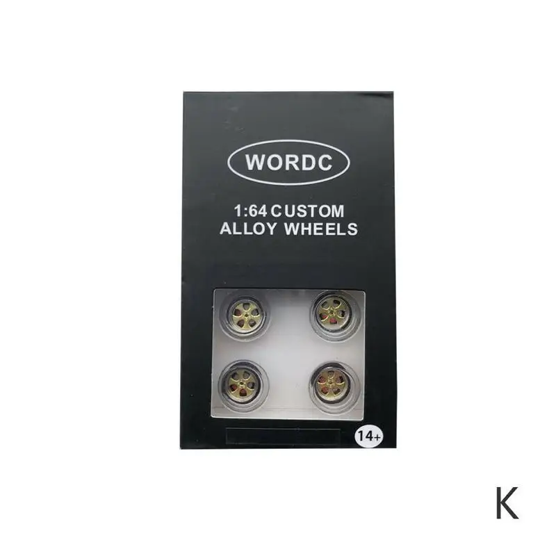 1: 64 автомобили колеса шины Модель игрушки модификация автомобиля части колеса сплава резиновые шины Модель игрушки автомобильные аксессуары модели для детей - Цвет: A11(K)