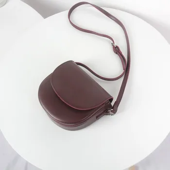 

[Sauer] Retro Saddle Bag New One Shoulder Women's Bag Small Bag Crossbody Korean Bag Women 2020