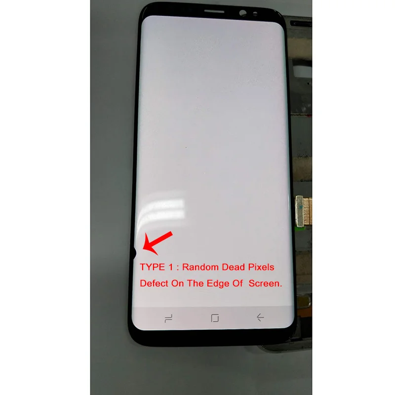 

Super Amoled with Dead Pixels With Frame LCD For SAMSUNG Galaxy S8 G950 G950F Display S8 Plus G955 G955F +Touch Screen Parts LCD