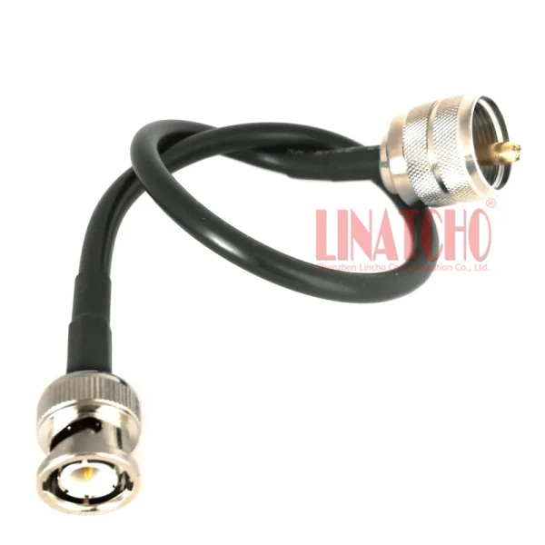 30 см RG58/U RF коаксиальный BNC штекер PL259 UHF мужской duplexer кабель перемычки rf