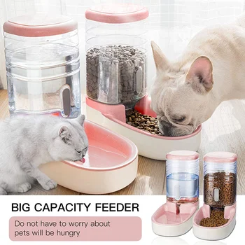 

Pets Cats Dogs Automatic Waterer Water Dispenser 3.8 L or Food Feeder Pet Automatic Feeder UD88