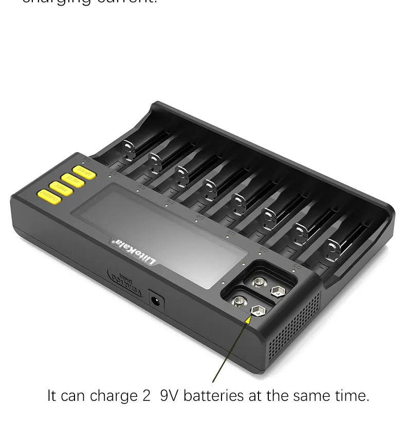 LiitoKala Lii-202 Lii-402 Lii-PD4 Lii-500 Lii-S8 Battery Charger 18650 26650 21700 AA AAA 3.7V Li-Ni-MH Battery usb shaver charger