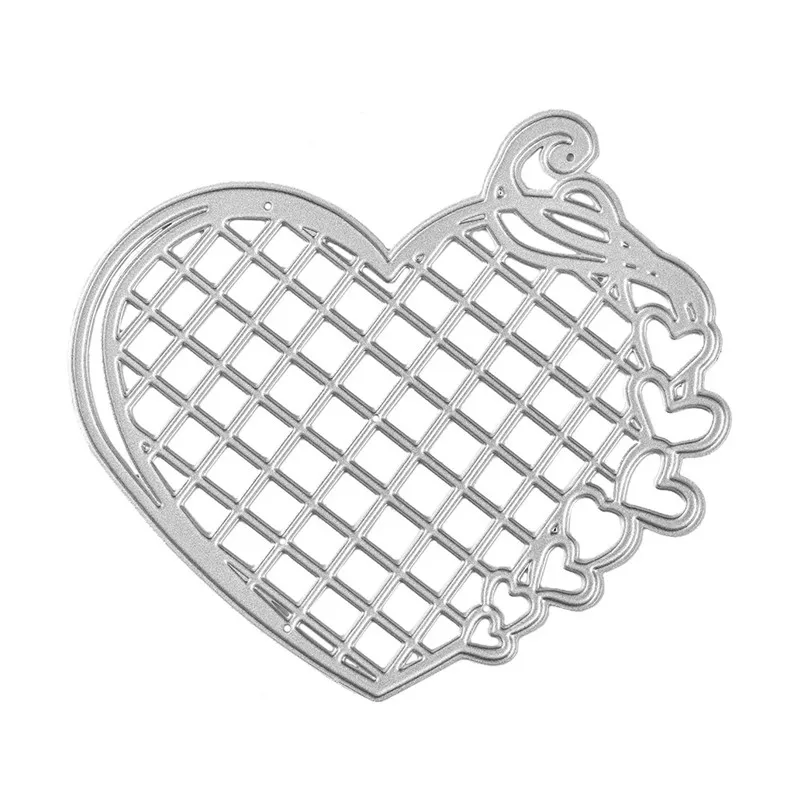 

Naifumodo Hollow Heart Metal Cutting Dies Frame Background DIY Etched Dies Craft Paper Card Making Scrapbooking Embossing