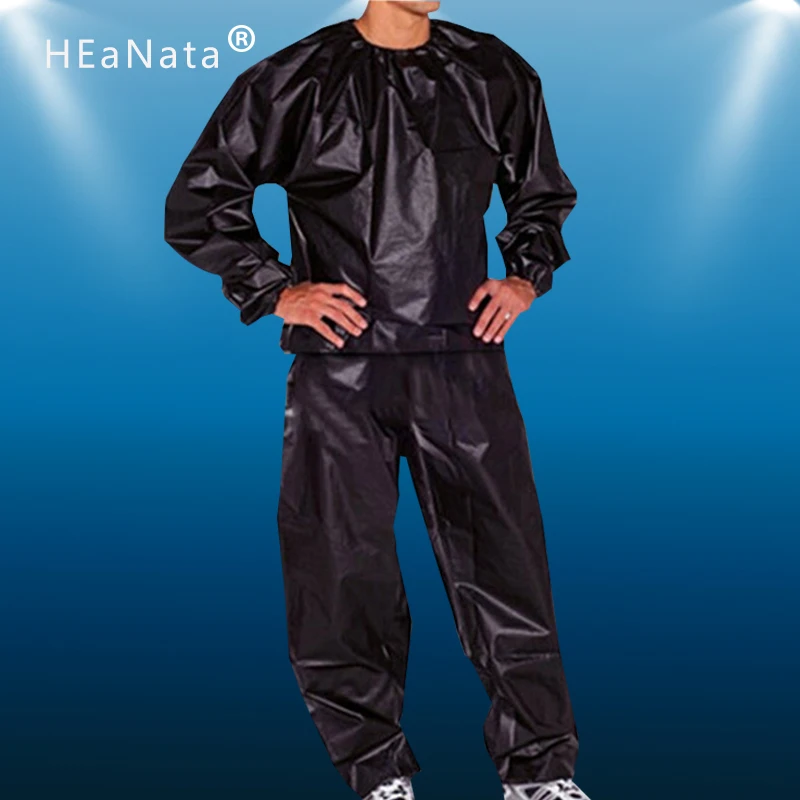 

New Sport Running Man WomanSlimmer Slim Exercise Workout Sweat Sauna Suit Unisex Fitness Loss Weight Sauna Suit Set Hot Sale