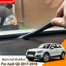 Автомобильный Стайлинг резиновые анти-звуконепроницаемые не пропускающие шума пылезащитные прокладки на лобовое стекло автомобиля для Audi Q2