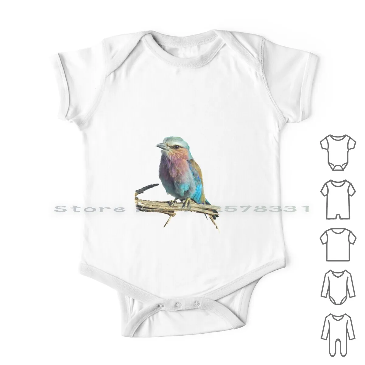 

Hummingbird-Hummingbird-Bird-Bird Newborn Baby Clothes Rompers Cotton Jumpsuits Young Animals Love Pattern Baby Animal Design
