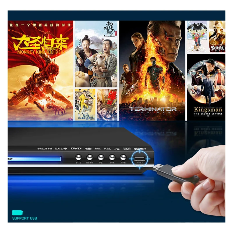 KYYSLB 220 В 11 Вт-19 Вт ST-668 DVD VCD Player ребенка 2,0 5,1 HD HDMI Full площадь декодирования коаксиальное оптоволокно EVD плеер система цветного телевидения PAL/NTSC/AUTO