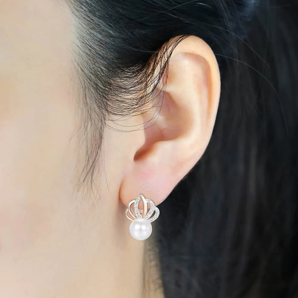 [Golden dew] 韓国☆18K Gold☆Carolyn Lilly3 Pearl Earring Amazing ERWIN Pearl Vintage 1980s Baroque Teardrop Pearl