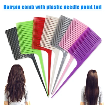 

Hot sale Professional One-way Sectioning Weave Highlighting Foiling Hair Comb Hairdressing Comb