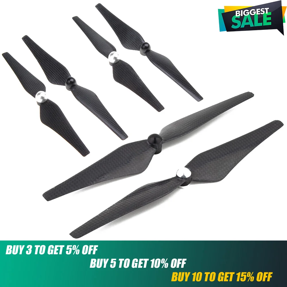 

RC propellers,1pair 9450/9443 Carbon Fiber Self Locking Propellers for RC Quadcopter/Phantom 2 Vision FPV