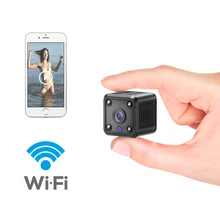 Мини Wi-Fi камера безопасности 1080P Full HD ночного видения встроенный аккумулятор беспроводная камера 720P видеонаблюдения CCTV Поддержка Android iOS