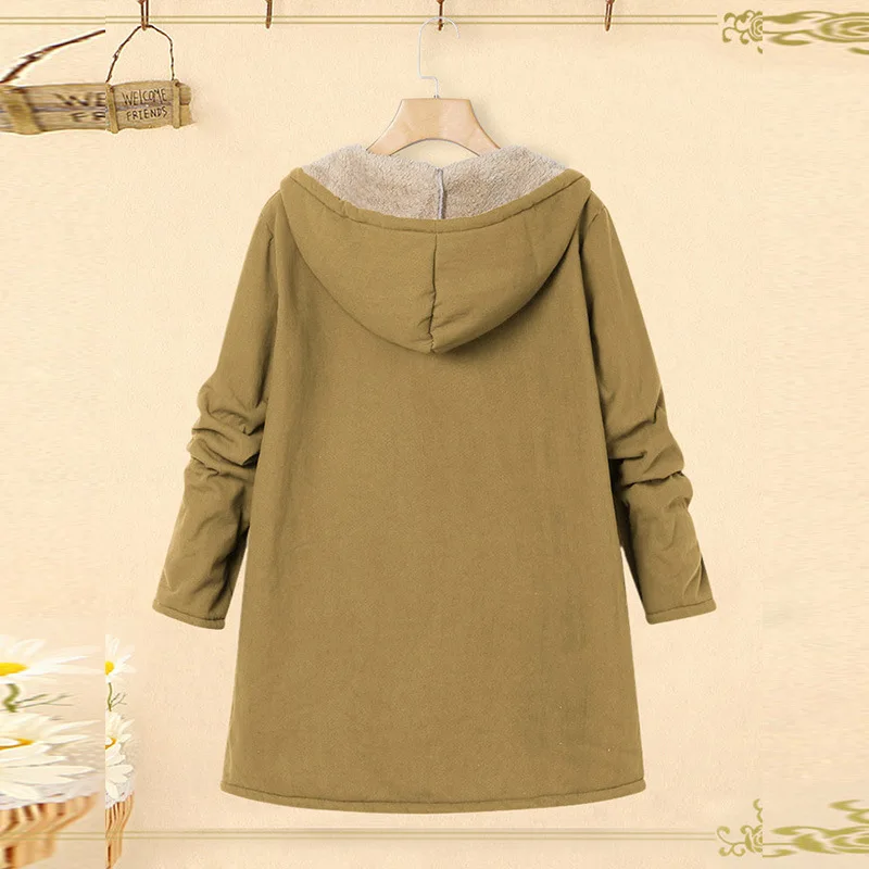 5XL куртка женская осенняя и зимняя свободная с длинным рукавом с капюшоном Повседневная куртка женское пальто с длинным рукавом Одежда