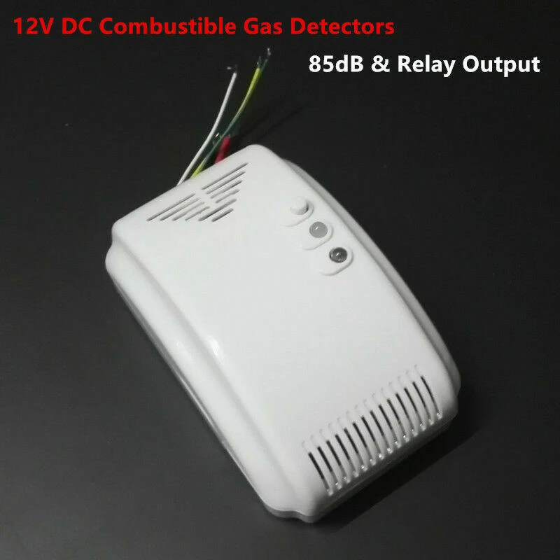 Lng Cng Lp Gas Leak Detector Rv Propane Alarm With Dry Contact Relay Output 12v Nc No Output Tool Parts Aliexpress