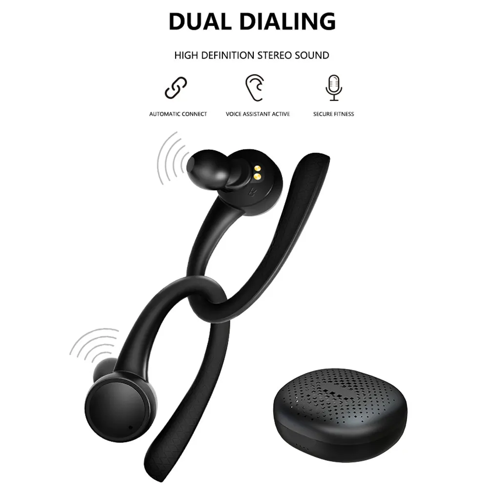 Vehemo, 2 шт., умные наушники, водонепроницаемые, Bluetooth, наушники, спортивные, автомобильные, Bluetooth гарнитура для маленькой любви, одноклассника