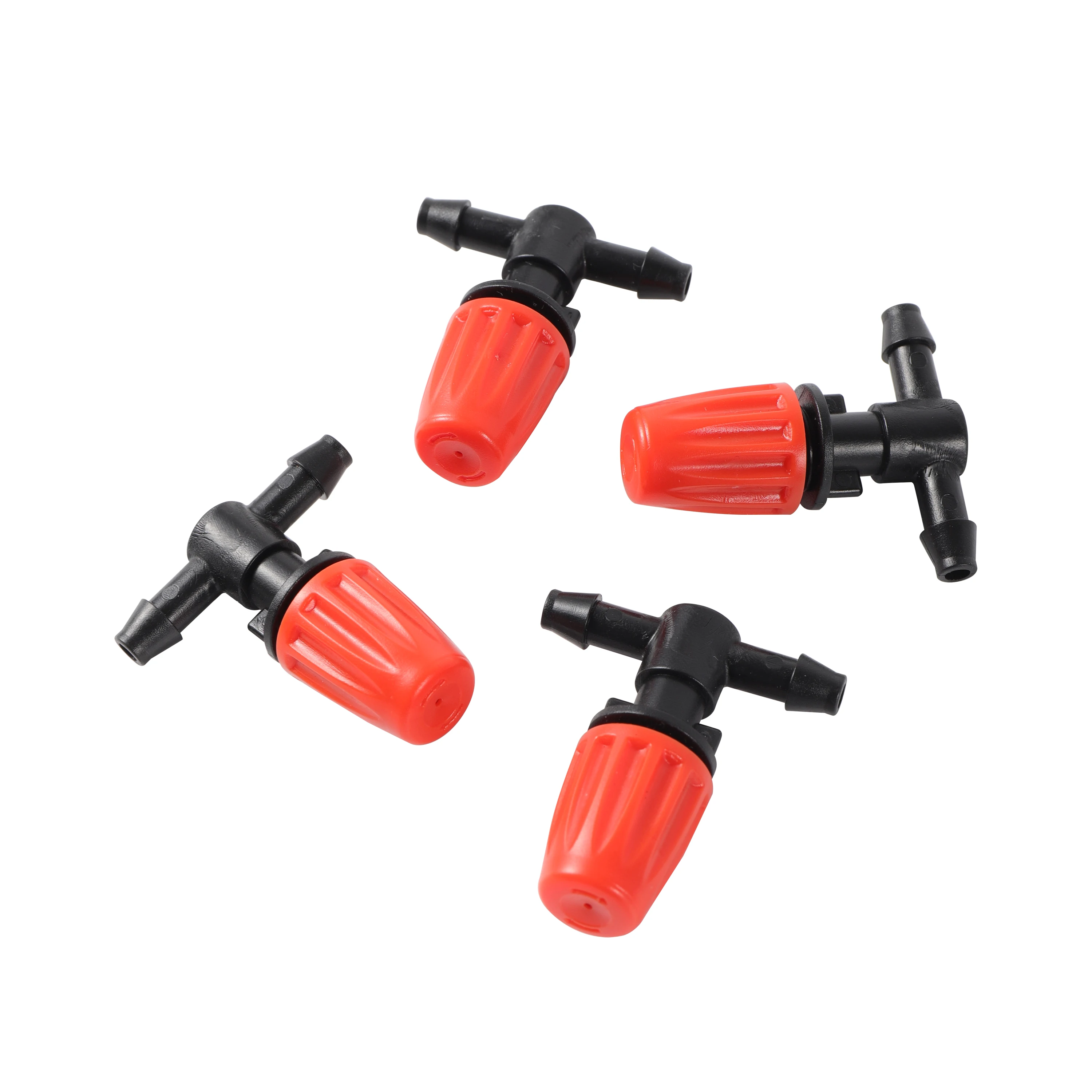 

4/7mm Garden Irrigation Nozzle Adjustable Dripper Sprinkler Emitter Micro Drip Balcony Yard Greenhouse Watering Spray 100pcs