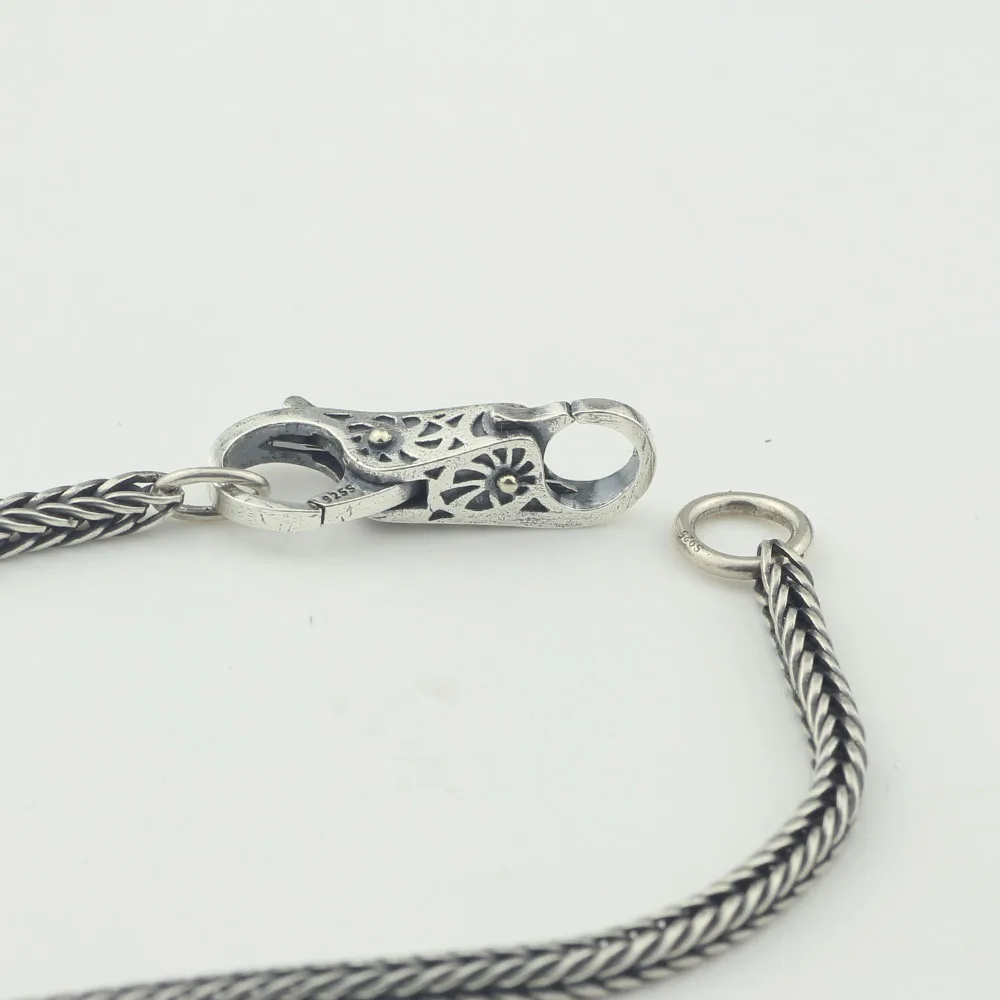 Beadshunter 925 пробы серебро зубная щетка с двумя головками и застежка-краб