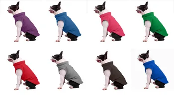 

Fleece Pet Dog Clothes Jacket Winter French Bulldog Clothing Puppy Dog Coat for Small Dogs pets supplier