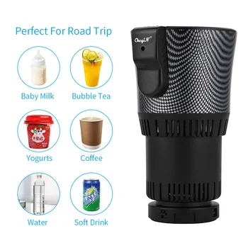 

DC 12V Milk Heating Cooling Cup 2 In 1 Car Office Cup Warmer Tea Coffee Drinks Cooler Cup Mug Holder Cooling Mug Office Use