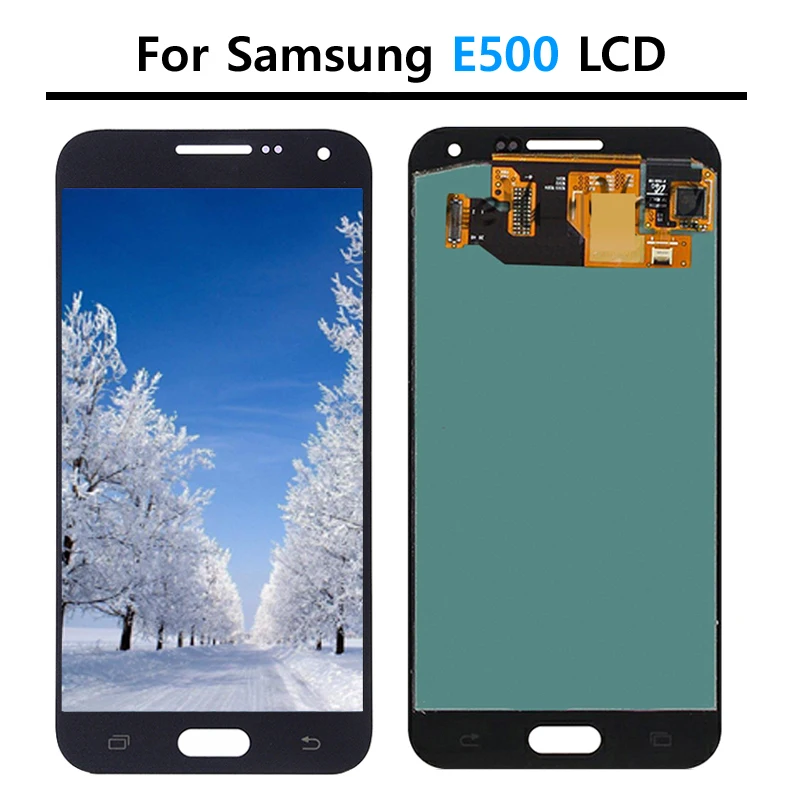 5 0 &quotОригинальный ЖК-дисплей для SAMSUNG Galaxy E5 E500 E500M E500F E500H с сенсорным экраном