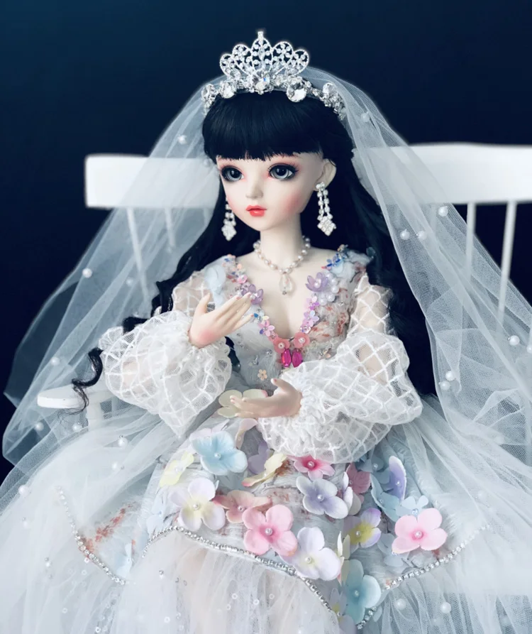 60 см подвижные суставы белая кожа 1/3 Bjd куклы платье принцессы игрушки для девочек 3D глаза одежда Обувь Аксессуары BJD кукла игрушка для девочек - Цвет: Красный