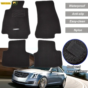 

For Cadillac ATS ATS-V 2013 - 2019 LHD Custom Fit Front Rear Auto Car Floor Mat Mats Carpet Liner Pad 2014 2015 2016 2017 2018
