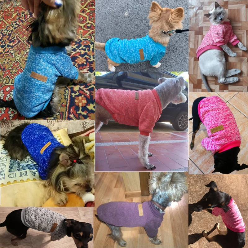 Новое пальто на собаку, для питомца куртка Зимняя Одежда Щенок Кот свитер Костюмы для маленьких собак, собачий свитер для чихуахуа, йоркширского терьера, сумка на плечо сумка из кожи такса