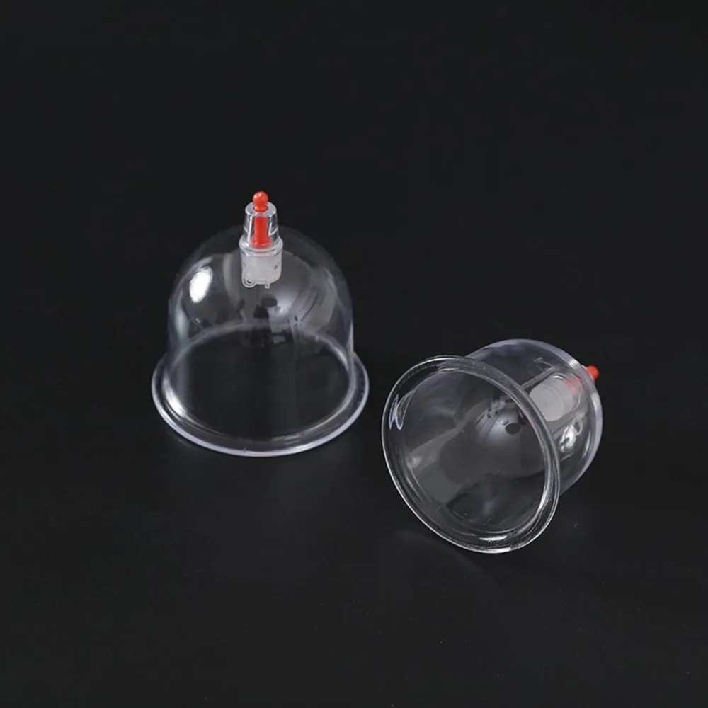 6 Cups Chinese Medical Vacuum Cupping Thicker Acupuncture Massager Suction Cup Therapy Thicken Massage Cans Kit Body Pain Relif-7