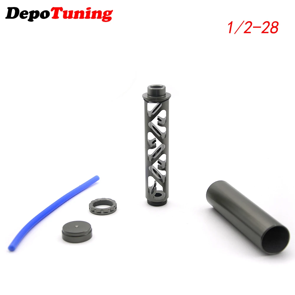 DepoTuning спиральный 1/2-28 и 5/8-24 одножильный автомобильный топливный фильтр для NAPA 4003 WIX 24003 автомобильный топливный фильтр - Цвет: B Type 1-2-28-TI