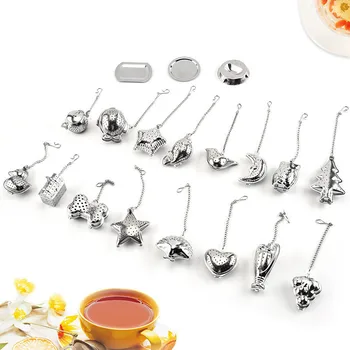

1PC Tea Infuser Popular Stainless Steel Tea Strainer Spice Filter Coffee Kitchen Tools Diffuser Kitchen Gadget
