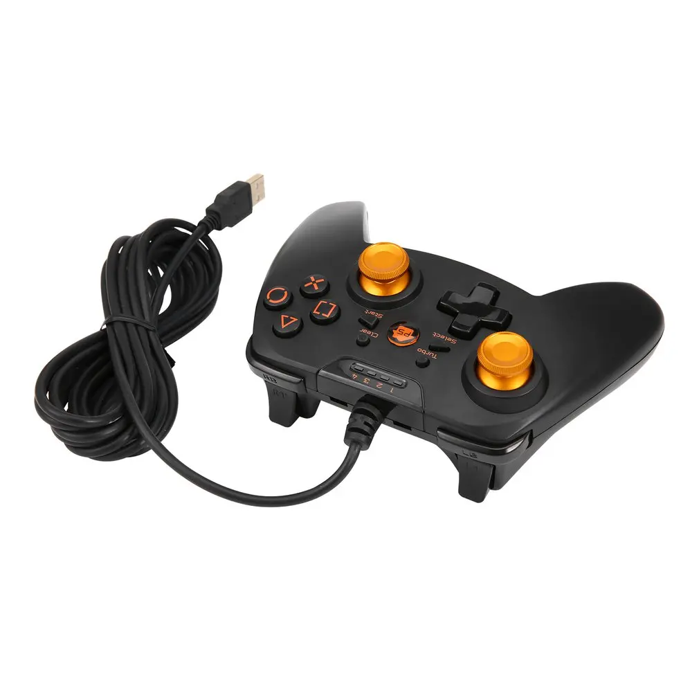 Проводная рукоятка USB геймпад для компьютера Универсальный pc джойстик игровой консоли двойной вибрации игровой контроллер ударный для XBOX360