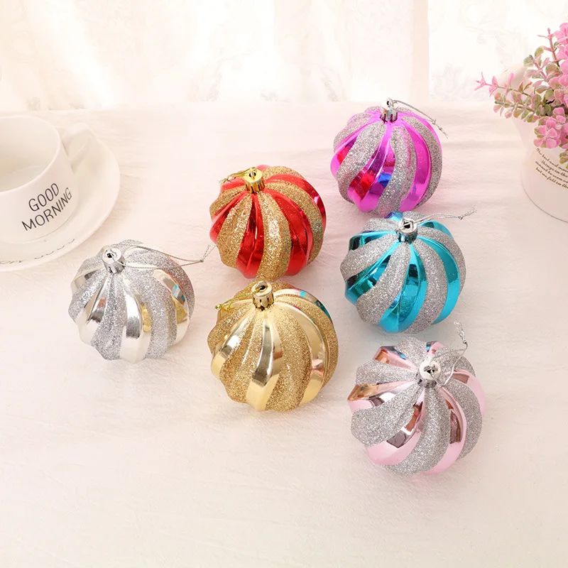 34Pcs 40mm Christmas Tree Balls Small Bauble Hanging Home Party Ornament Decor