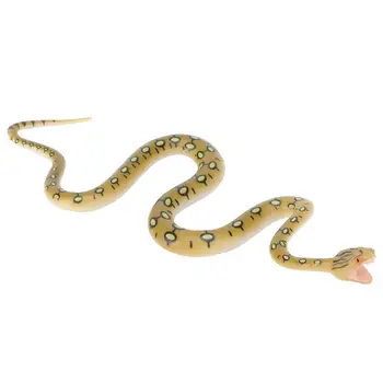 

1Pc Funny Desktop Decoration Rubber Ornament Funny Snake Model Tricky Crafts Animal Model for Kid Party Halloween