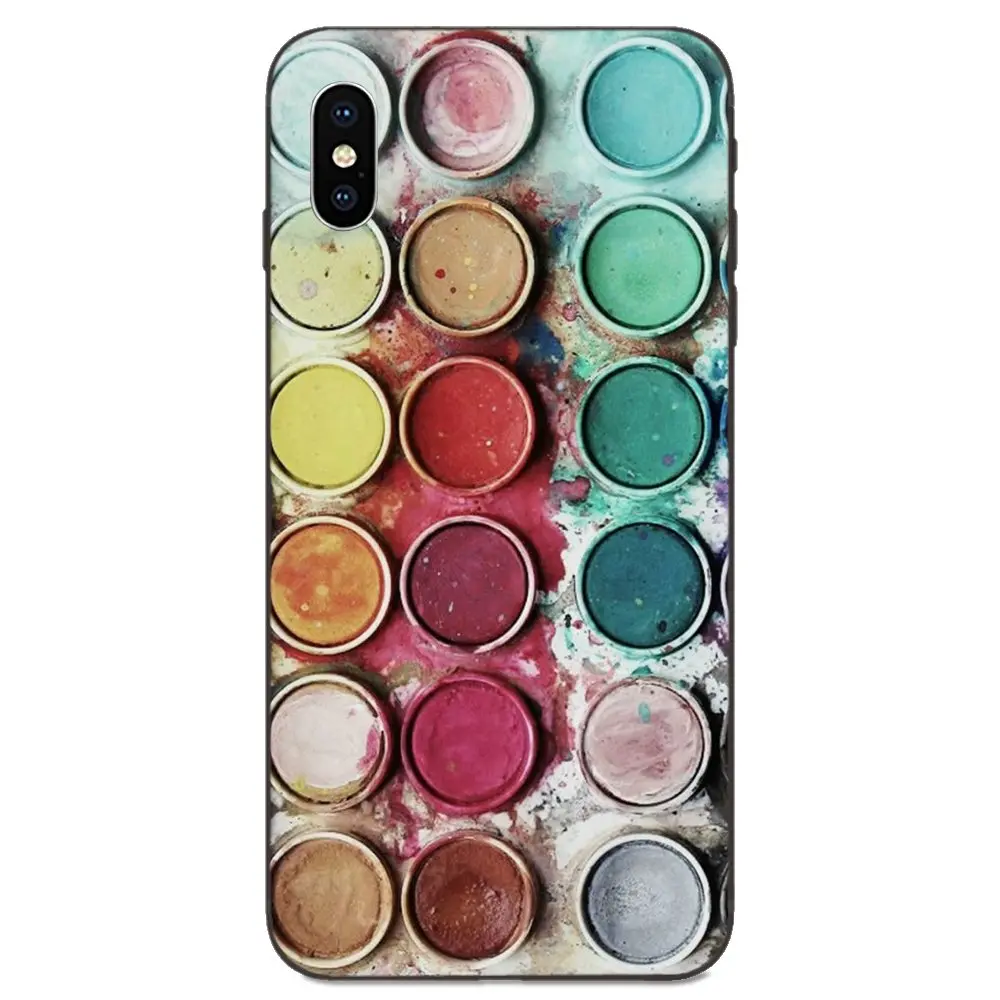 Для Xiaomi Mi Mix Max Note 2 2S 3 5X 6 6X 8 9T SE A1 A2 A3 CC9e Lite Play Pro F1 мягкий чехол Акварельная краска