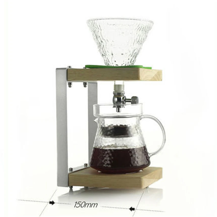 Держатель кофейной деревянной капсула V60 для напитков/капельный фильтр эспрессо кофе стабильная емкость для стекающей жидкости стойка для кафе бариста