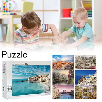

1000pcs Wooden Jigsaw Puzzle Educational Toys Educational Wood Puzzles For Kids Cartoon Animal Vehicle Child Gift