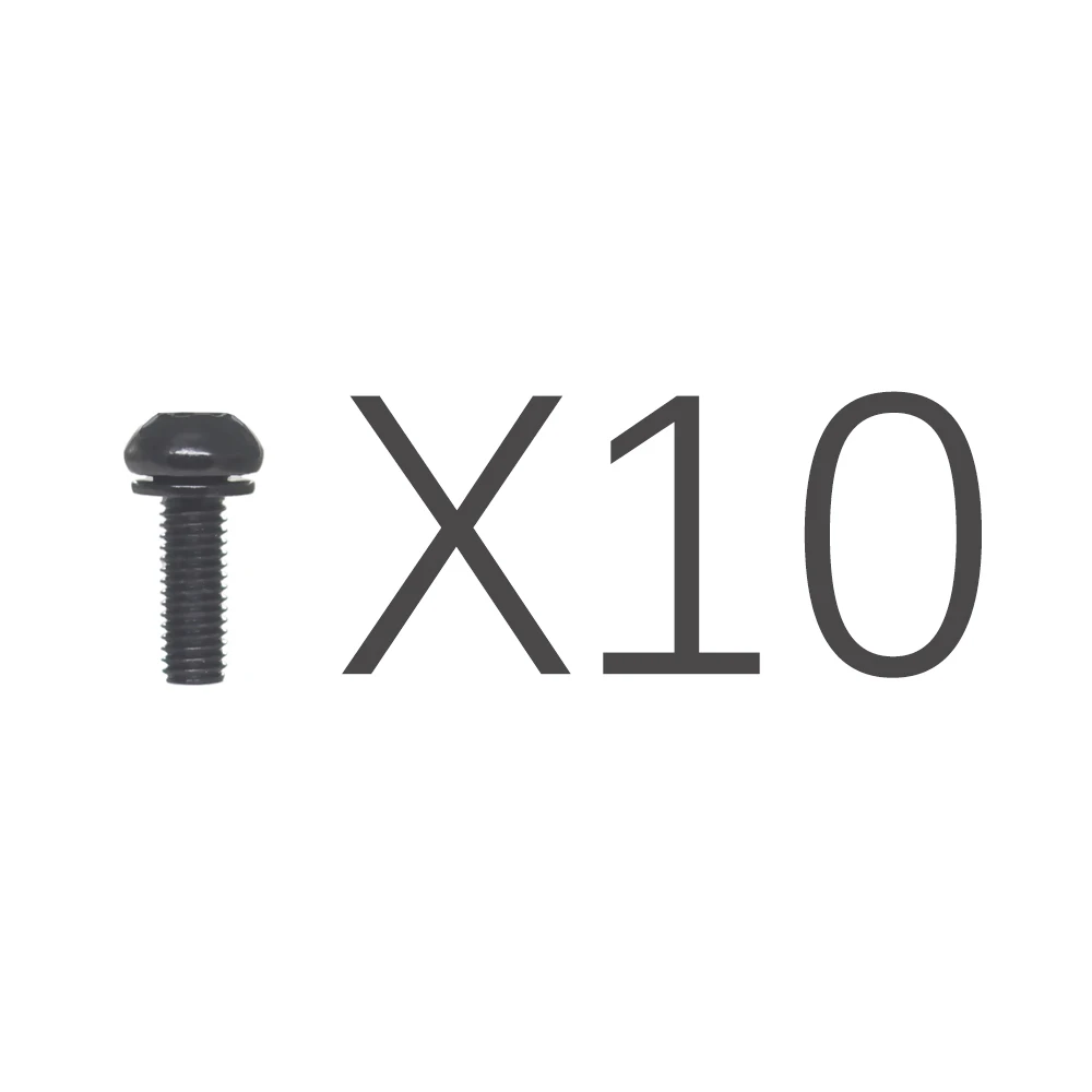 10 pcs Крепежный винт для велосипедной бутылки, ультра светильник 1,3g M5, шестигранные винты из алюминиевого сплава - Цвет: 10 pcs