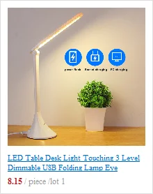 DIDIHOU LED Desk Lamp Foldable Dimmable Touch Table Lamp with Calendar Temperature Alarm Clock table Light night lights