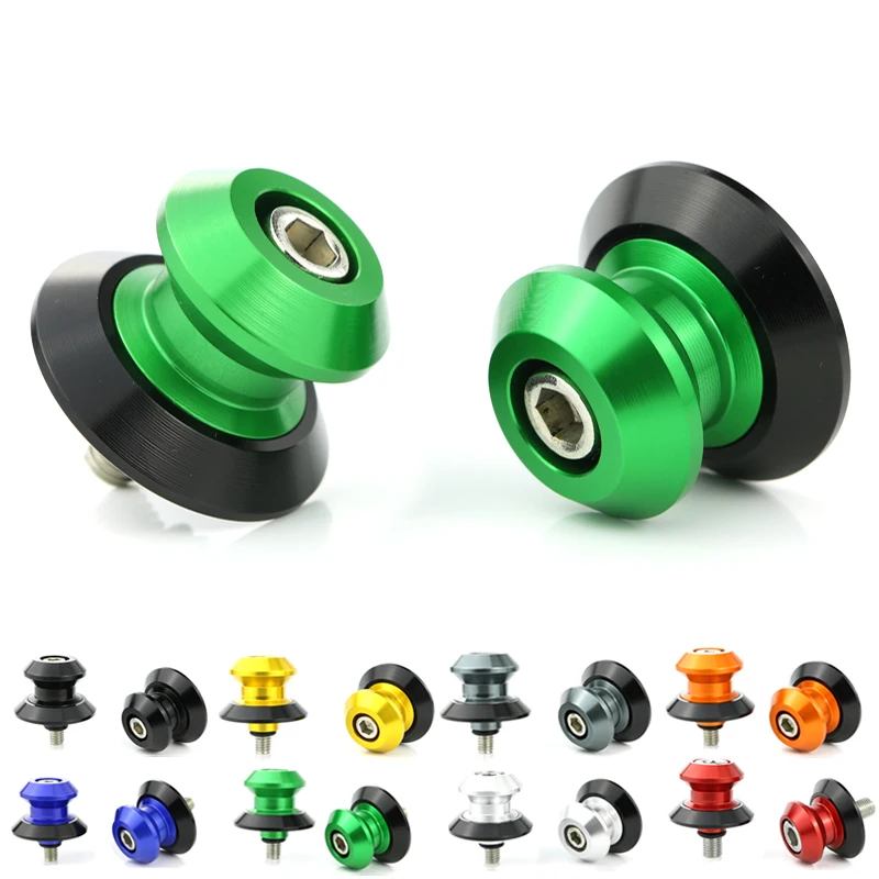 

For Kawasaki ZX6R ZX-6R ZX10R ZX-10R Z1000SX Motorcycle CNC Alumnium Swing Arm Spools Stand Bobbins Screws